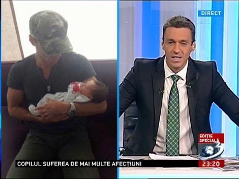 Ediție specială "În gura presei"! Mircea Badea povestește amuzat: "Nu am vrut să iau copilul în brațe, mi-e frică de el!"