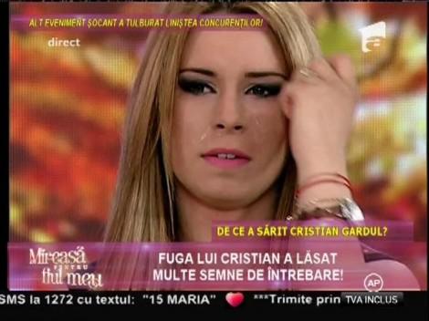 Adevărul despre fuga lui Cristian din competiţie! Ce l-a determinat pe concurent să sară gardul
