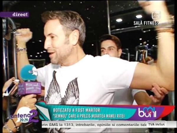 Hainele &icirc;i vin "turnate"! Cătălin Botezatu se antrenează intens la sala de forţă