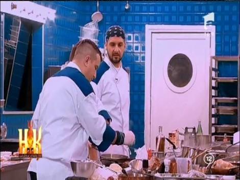 Proba începe și concurenții parcă se pierd cu firea! Unii fac chiar gesturi de neiertat în bucătărie!
