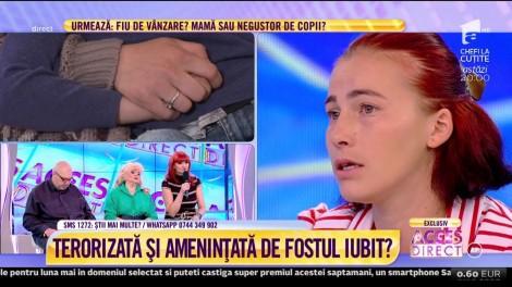 Ioana, bătută și ameninţată cu moartea de fostul iubit: "Eram gravidă și mă lovea. Acum vrea copilul!"