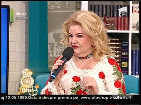 Maria Cârneci a debutat pe scenă la "Floarea din grădină"