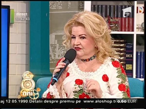 Maria C&acirc;rneci a debutat pe scenă la "Floarea din grădină"