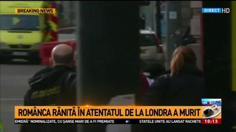 A murit românca rănită în atentatul de la Londra! Tânăra a fost deconectată de la aparate!