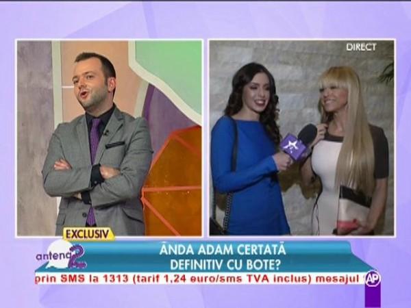 Anda Adam, singură de sărbători. Unde-i Bote?