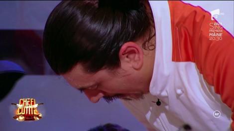 Sacrificii pentru fiecare farfurie! Unul dintre concurenţi nu a mai rezistat: "Să vină să îmi taie piciorul că nu mai pot"