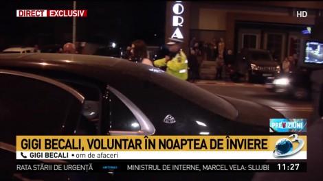 Gigi Becali a fost oprit în trafic de poliţişti. Avea sau nu declarația? "Am glumit cu ei!"