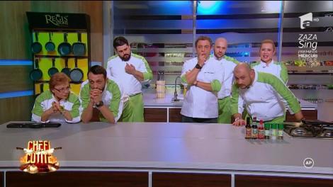 Emoţiile au luat sfârşit! Echipa PORTOCALIE, câştigătoarea primei probe: "Nu ştiu cum naiba am reuşit să facem asta"