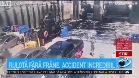 Imagini şocante în Canada. O rulotă a căzut peste un bac plin cu oameni. Video
