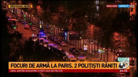 Imagini ȘOCANTE în centrul Parisului. Unul dintre atacatori A SCĂPAT. Cei doi aveau arme de tip Kalashnikov!