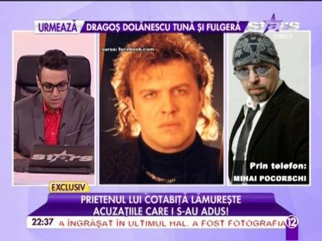 Coleg de breaslă, revoltat de zvonurile despre Gabriel Cotabiţă: "Gabi stă suspendat între două lumi! Mi s-au pus vorbe în gură pe care eu nu le-am rostit!"