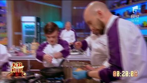 S-a lăsat cu urlete! Chef Cătălin Scălătescu nu iartă: ”Altceva în afară de mângâiat tigaia, nu știi!”