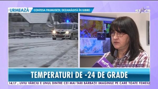 Vine gerul Bobotezei, cu temperaturi de p&acirc;nă la - 24 de grade! ANM anunță frig crunt &icirc;n toată țara!