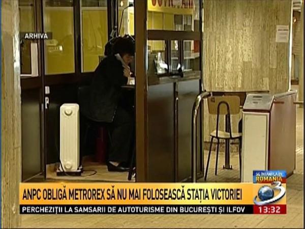 Metroul de la Piața Victoriei, &Icirc;NCHIS! ANPC obligă Metrorex să nu mai folosească această stație
