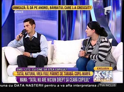 Alina sare la gâtul tatălui natural al lui Andrei: "Mă băteai şi când eram însărcinată!"