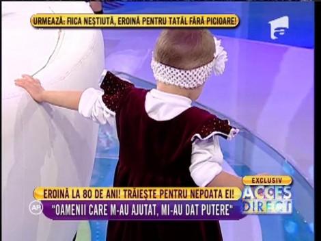 Lecție de viață! Bunica Voica, cozonaci în dar pentru Antena 1! La 80 de ani își crește singură nepoata, pe Dănuța