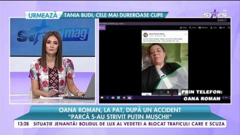 Fanii vedetei sunt îngroziți: ”Doamne ferește! Să te faci bine, fetița ta are nevoie de tine!” Oana Roman, imobilizată la pat în urma unui accident