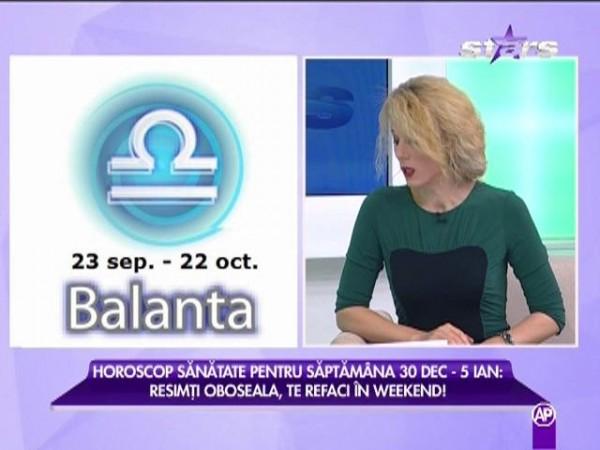Vei resimţi oboseala, aşa că ai face bine să profiţi de weekend! Horoscopul sănătăţii pentru primele zile din 2014
