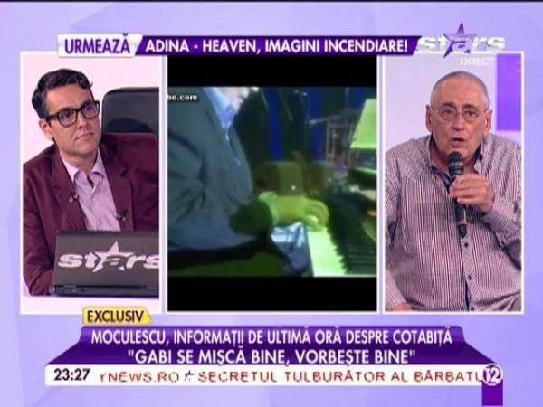 Ultimele veşti despre starea lui Gabriel Cotabiţă! Horia Moculescu rupe tăcerea: "Amintirile lui sunt..."