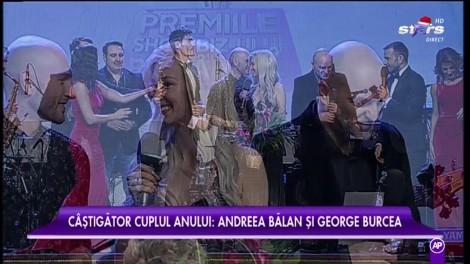 Cea mai frumoasă poveste de dragoste. Andreea Bălan şi George Burcea, desemnaţi cuplul anului la Star Awards