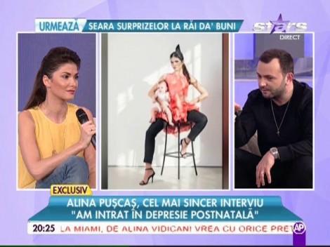 Alina Pușcaș, cel mai sincer interviu: ”Am fost la un pas de o depresie severă”. Cum a trecut peste etapa asta de după naștere