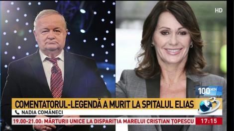 Cristian Țopescu a murit! Nadia Comăneci, mesaj tulburător pe Facebook