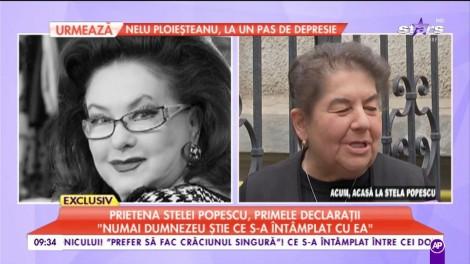 Ea e ultima persoană care a vorbit cu Stela Popescu înainte să moară! Declarații uimitoare: „Era palidă, mi-a spus cu greu că este obosită, să o las în pace”
