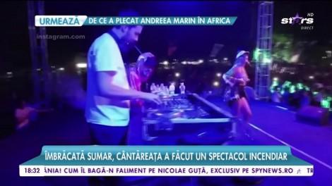 Mai sexy de atât nu există! Îmbrăcată sumar, Alexandra Stan a făcut un spectacol incendiar peste hotare!