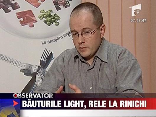 Bauturile light, rele la rinichi