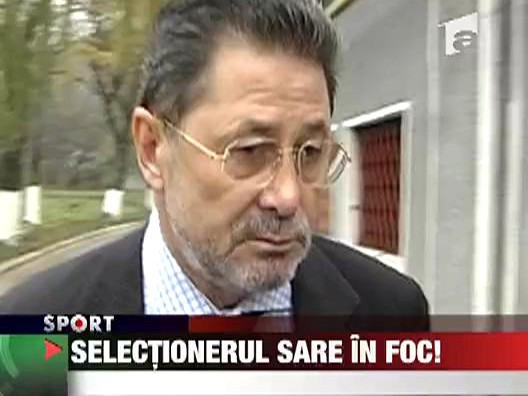 Selectionerul sare in foc