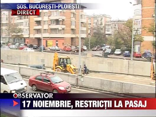 17 noiembrie, restrictii la pasaj