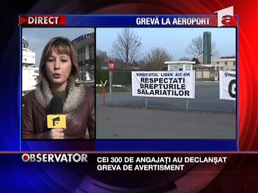 Greva la aeroport