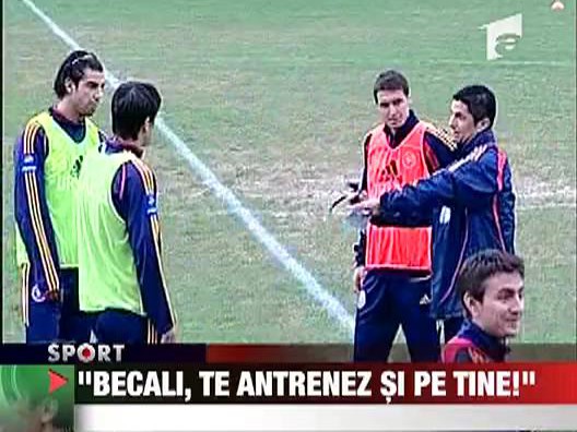 Razvan Lucescu: "Becali, te antrenez si pe tine!"