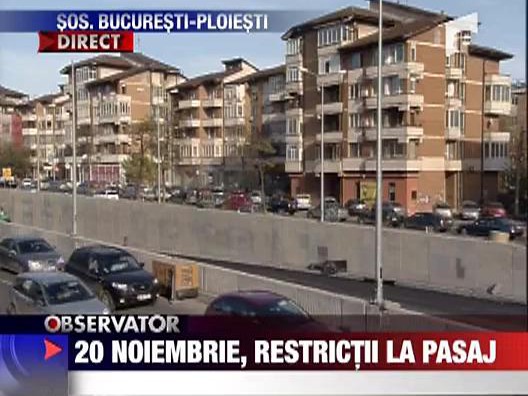 20 noiembrie, restrictii la pasaj