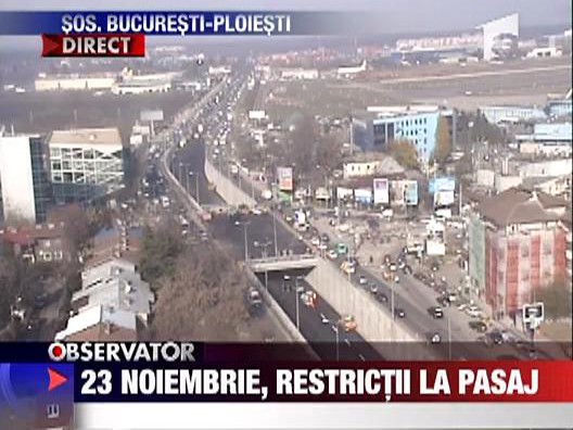 23 noiembrie, restrictii la pasaj