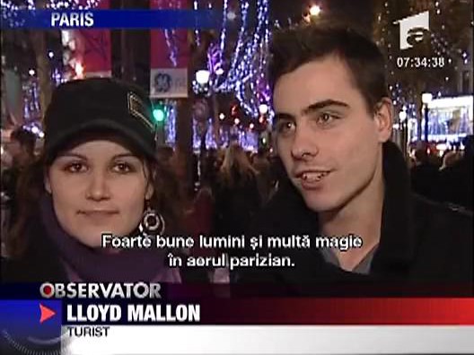 Lumini de Craciun la Paris