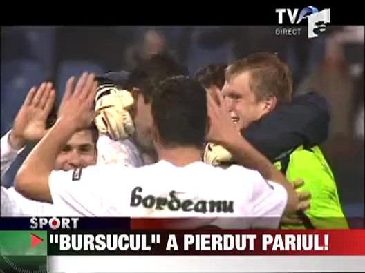 Bursucul a pierdut pariul