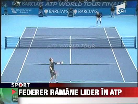 Federer ramane lider in ATP