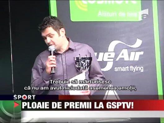 Ploaie de premii la GSPTV