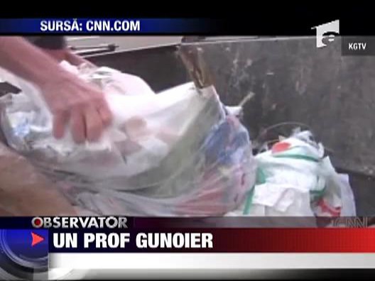 Un prof gunoier