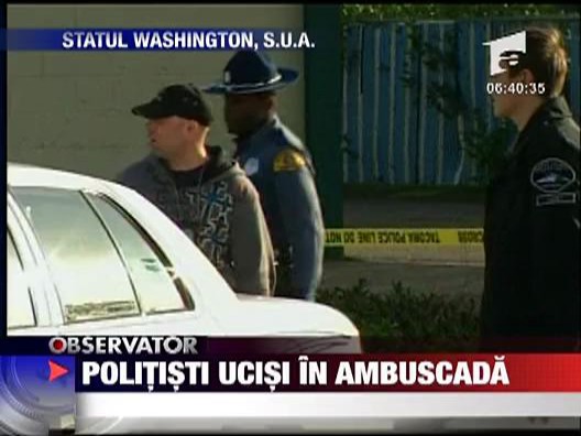 Politisti ucisi in ambuscada