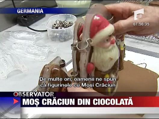 Mos Craciun din ciocolata