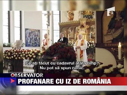 Profanare cu iz de Romania
