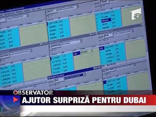 Ajutor surpriza pentru Dubai