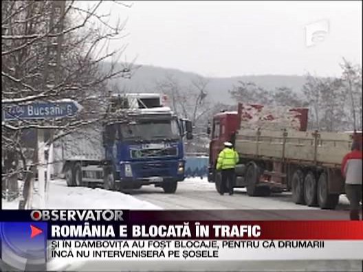 Romania e blocata in trafic