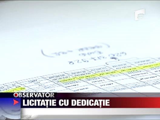 Licitatie cu dedicatie