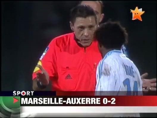 Marseille - Auxerre: 0-2
