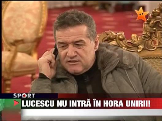 Lucescu nu intra in hora "unirii"!
