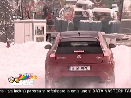Drive test pentru deraparea in zapada