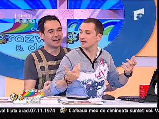 Razvan si Dani mimeaza Bob-ul